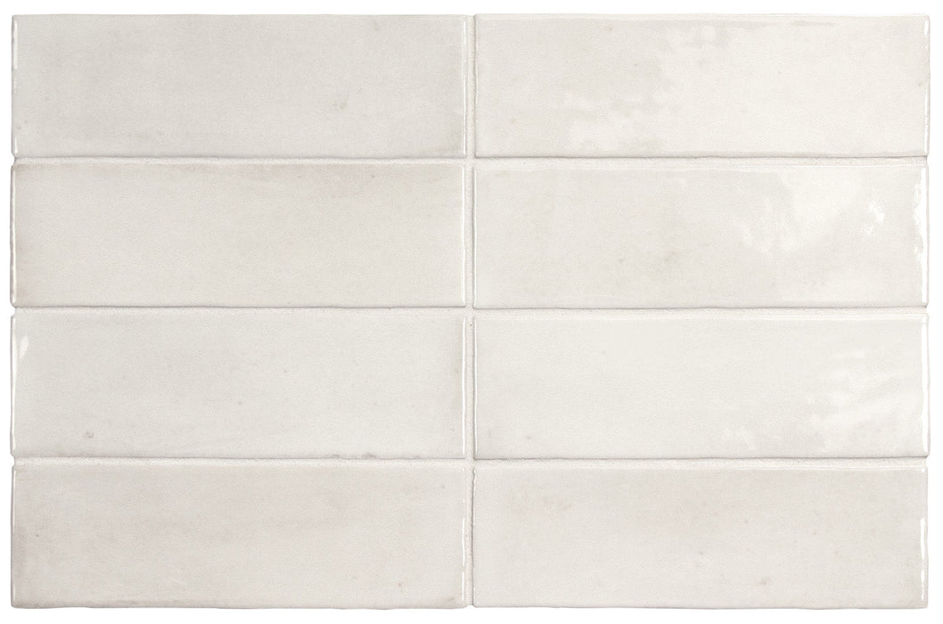 Hammam Moroccan Mini Brick Gloss White 5cm x 15cm