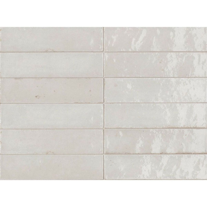 Levant Antique White Wall & Floor Porcelain Tiles 6cm x 24cm