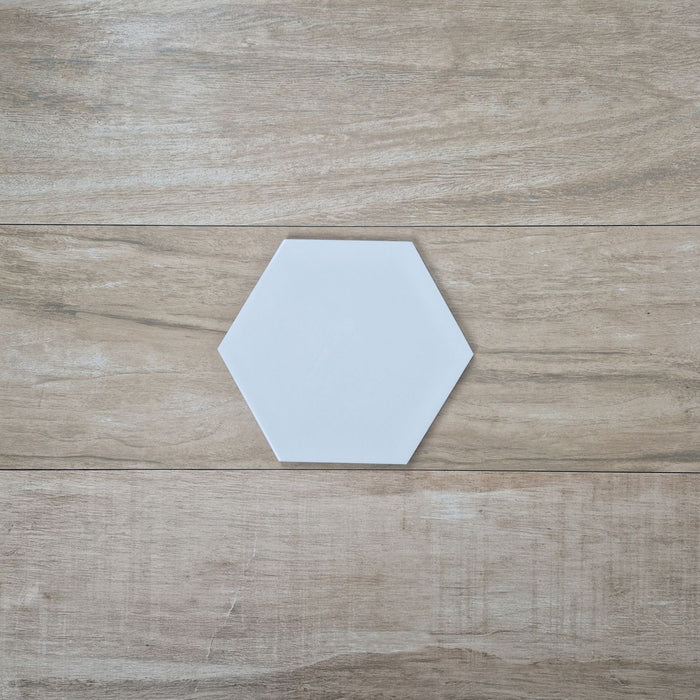 Honeycomb Hexagon White Gloss Hexagon 19.8cm 22.8cm