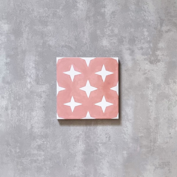 Soho| Rose Pink | Moroccan Tiles | Wall & Floor | 20cm x 20cm