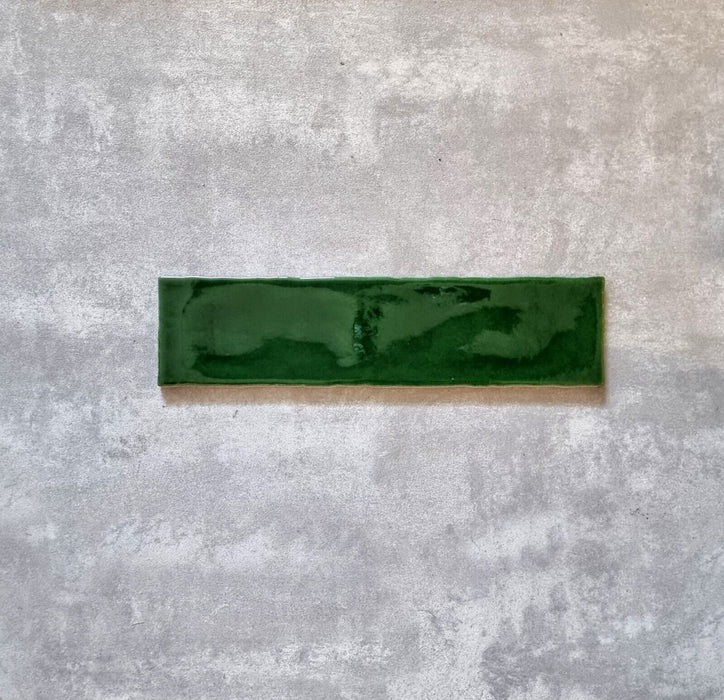 Cottage Gloss Victorian Green Handmade Effect Rustic 7.5cm x 30cm