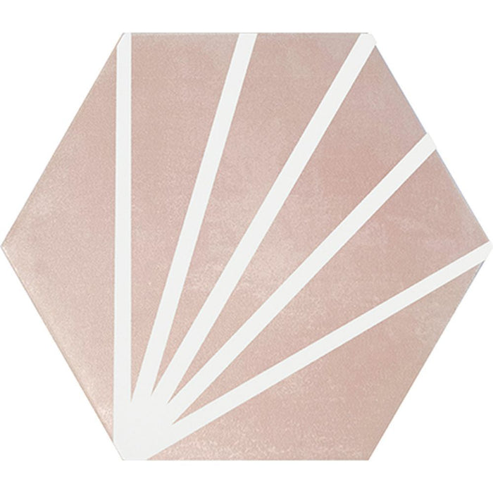 Dandelion Tile | Pink DECOR| Hexagon Tile | Wall & Floor Tiles