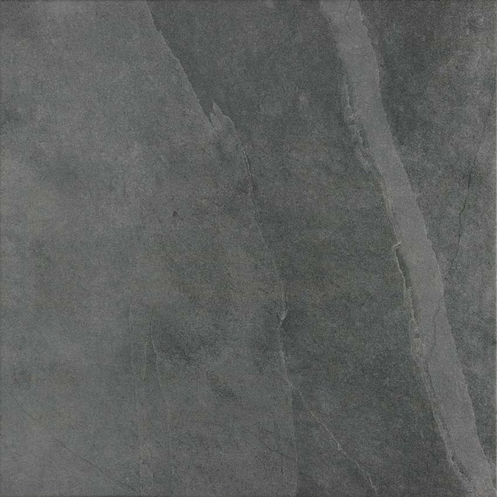 Rio Black Brazilian Slate Effect Porcelain Tiles 60cm x 60cm