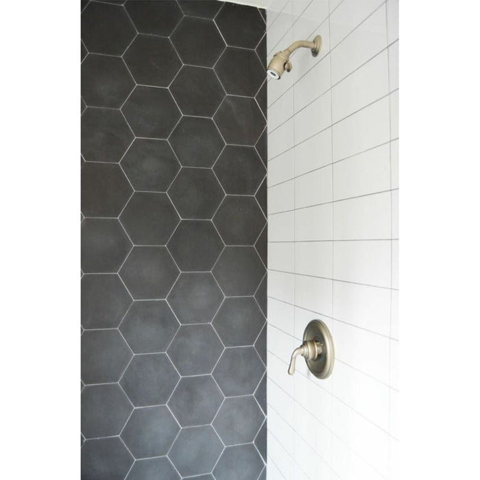 Pietra Stone Charcoal Hexagon