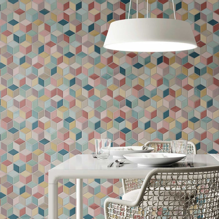 Metropolis Tiles | Multicolour | Matt Tiles | 26.5cm x 51cm | Wall & Floor Tiles