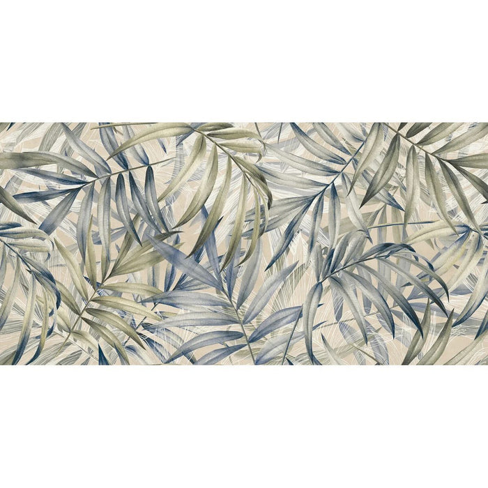 Flora Green LIGHT Decor Tiles 60 x 120cm