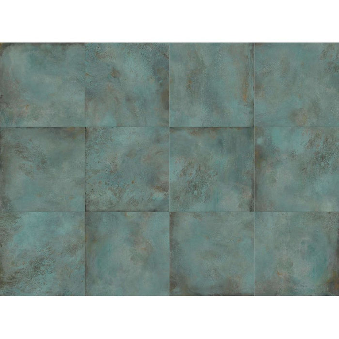 Verdegris Metal Copper Oxide Metallic Wall & Floor Tile 30cm x 30cm