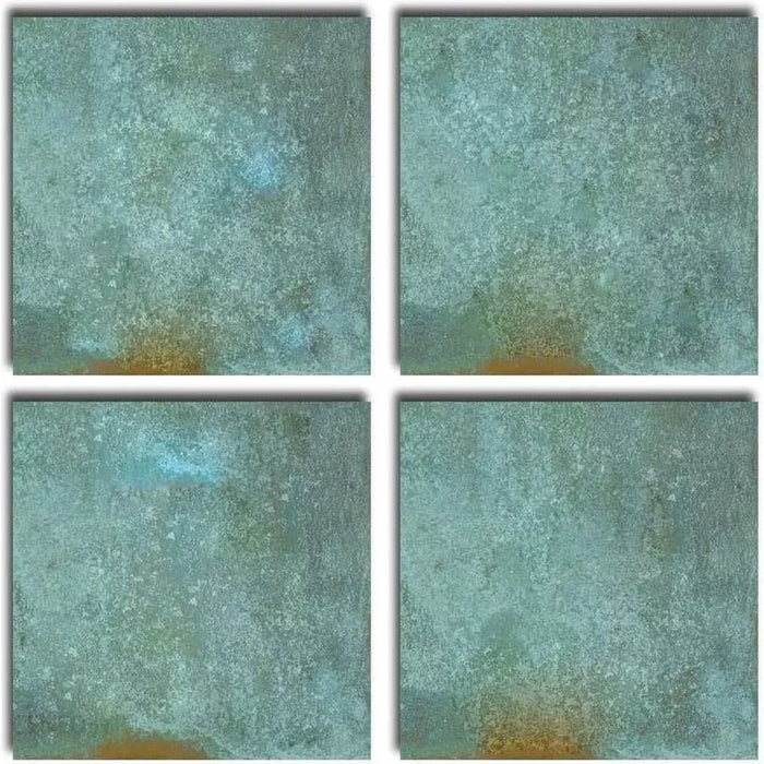 Verdegris Metal Copper Oxide Metallic Wall & Floor Tile 30cm x 30cm