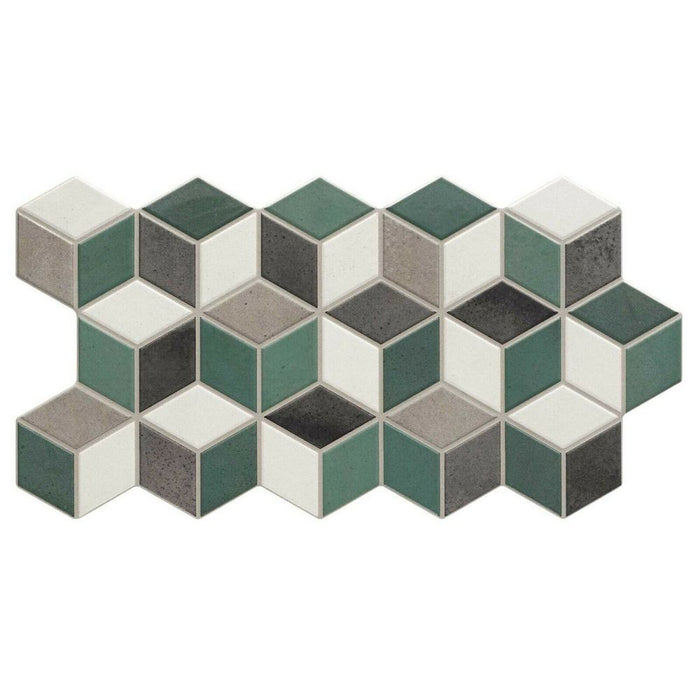 Metropolis Tiles | Emerald Green | Matt Tiles | 26.5cm x 51cm | Wall & Floor Tiles