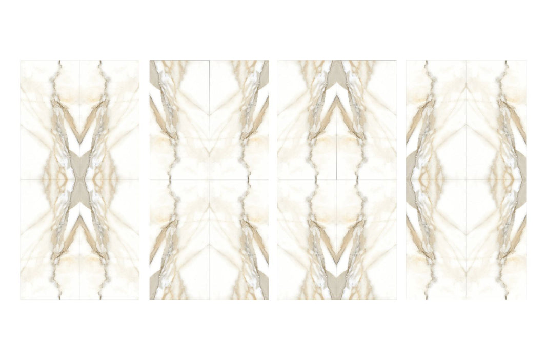 Calacatta Oro Marble Book Matched A and B 60cm x 120cm