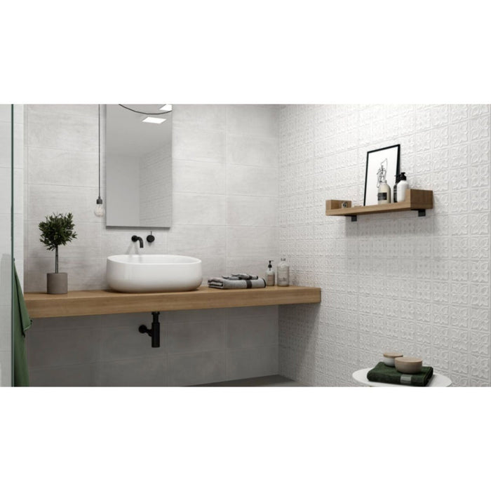 Harmony Grey Bathroom Kitchen Wall Tiles 25 x 50cm