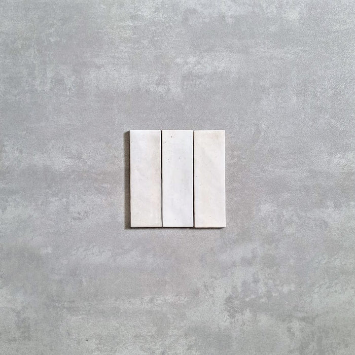 Shanghai Brick White Moroccan Wall Tiles 5.1cm x 16.1cm