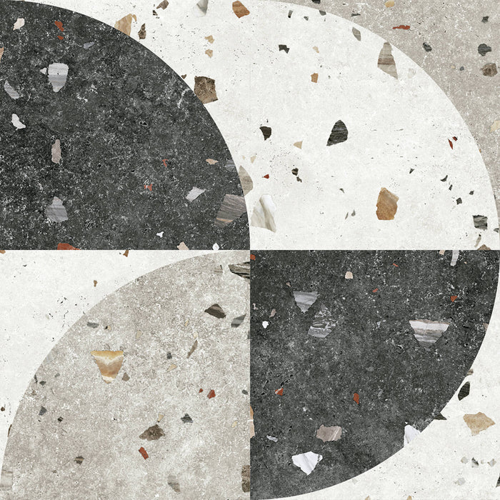 Jericho DECOR Terrazzo Square Wall & Floor Tiles 66cm x 66cm