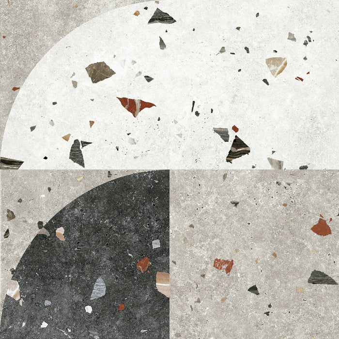 Jericho DECOR Terrazzo Square Wall & Floor Tiles 66cm x 66cm