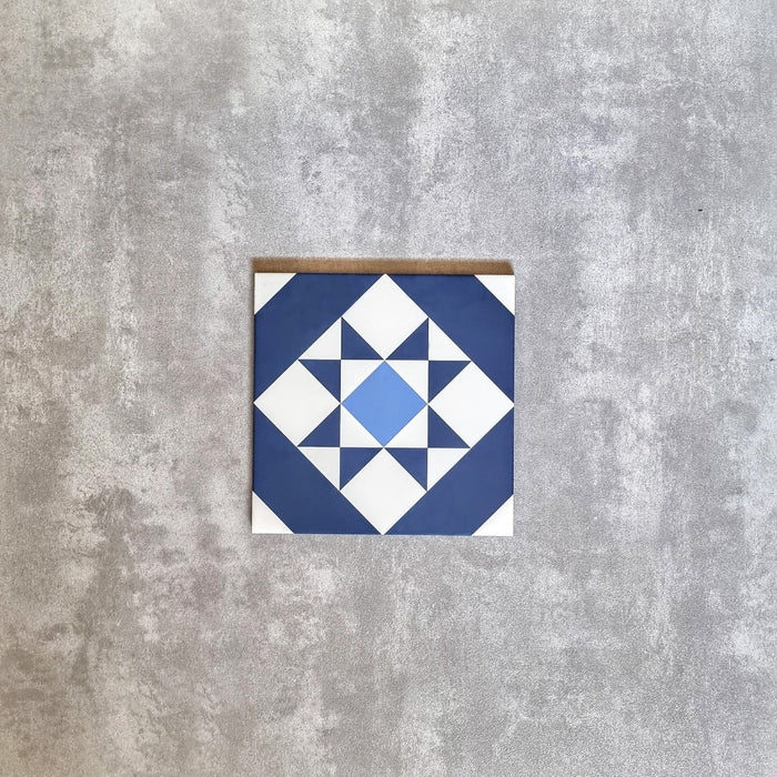 Parsons Tile | Blue | 20cm x 20cm | Job Lot 2.85m2